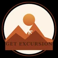 Get Excursion Morocco logo — Atlas mountains and sunrise